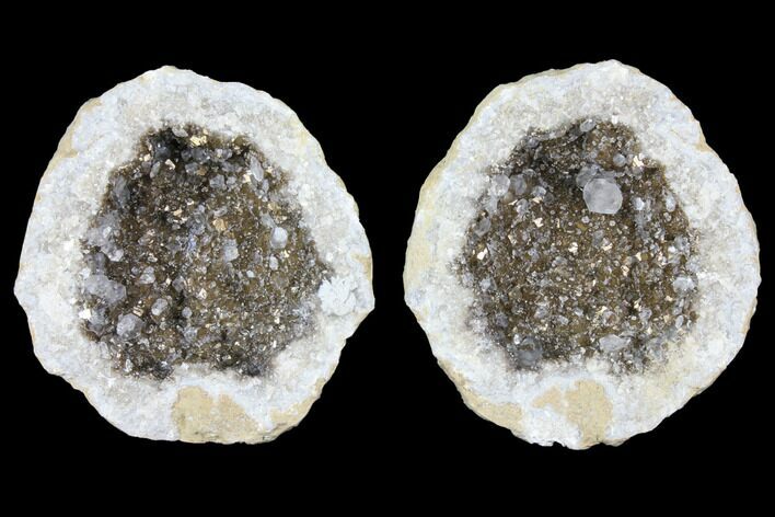 Keokuk Geode with Calcite Crystals - Missouri #96556